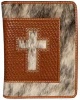 3D Belt Company BI153 Tan Bible Cover with Cross Inlay